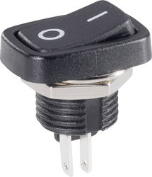 Przełącznik TRU COMPONENTS 1587648, 250 V/AC, 3 A, 1 x wył/wł, zatrzask, 1 szt.