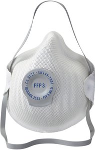 Maska przeciwpyłowa z wywietrznikiem Moldex Klassiker 255501, Klasa filtra: FFP3 D, 20 szt.