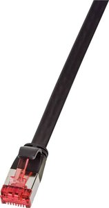 Kabel LAN LogiLink CF2033S, 1 szt., RJ45, CAT 6, U/FTP, 1.00 m, czarny