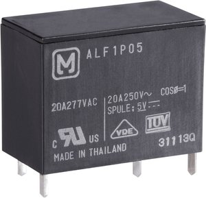 Przekaźnik mocy PCB ALF 20 A, Panasonic ALF1P24 24 V/DC 1 NO Max. 25 A