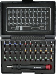 Bity TOOLCRAFT 809204 1 zest. płaski, krzyżakowy Phillips, krzyżakowy Pozidriv, wewnętrzny sześciokąt, profil T