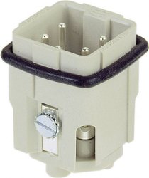 Wstawka pinowa męska Harting Han® 16A-STi-S 09 20 016 2612, seria Han® A, 16 + PE, 1 szt.