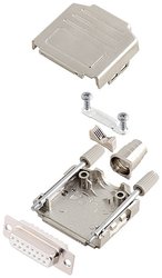 Zestaw listew żeńskich D-Sub encitech DPPK15-M-DBS-W-K 6355-8004-12, rzędy: 2, styki: 15, 180 °, 1 szt.