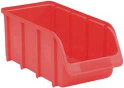 Skrzynka magazynowa Hünersdorff  683100  (S x W x G) 315 x 145 x 125 mm czerwony 1 szt.