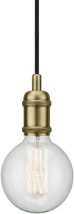 Lampa sufitowa, podwieszana Nordlux Avra 84800025 E-27 60 W mosiądz