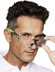 Ekastu  277 389 Okulary ochronne z ochroną UV, z zabezpieczeniem przeciw zaparowaniu zielony, czarny EN 170, EN 166-1 DIN 170, DIN 166-1