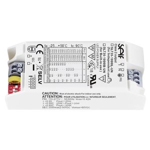 Self Electronics Sterownik LED Stałonaprądowy 60 W 250 - 1000 mA 2 - 50 V/DC nie nadaje się do ściemniania, Możlowość stosowania w meblach, Montaż w strefach zagrożonych wybuchem, Zabezpieczenie przed przeciążeniem, Zabezpieczenie przed przepięciem, Reg