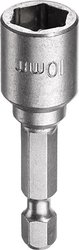 Klucz nasadowy sześciokątny, 10 mm Nasadka 10 mm kwb  102710  1 szt.