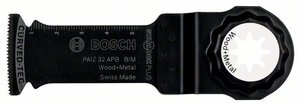 Brzeszczot BIM do cięcia PAIZ 32 APB, Wood and metal, 60 x 32 mm, 1 sztuki Ostrze do multinarzędzia Bosch Accessories PAIZ 32 APB 2608662558  1 szt.