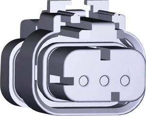 Obudowa złącza pin żeńskiego na kabel TE Connectivity AMPSEAL16 776429-1, automotive, piny: 3, 13 A, 1 szt.