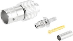 Złącze BNC Telegärtner J01003B0021 J01003B0021 złącze żeńskie proste 75 Ω 1 szt.