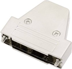 Obudowa złącza D-SUB encitech TRI-M-25-K 6550-0100-03, tworzywo sztuczne, metalizowane, 180 °, 45 °, 45 °, 1 szt.