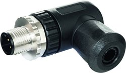 M12 St. 90°, samohamowne Zacisk śrubowy 5 biegunowy 0,14 - 1,5 mm2, średnica kabla 2,5 - 8 mm Złącze niekonfekcjonowane czujnika/aktuatora Murr Elektronik 7000-12851-0000000, 1 szt.