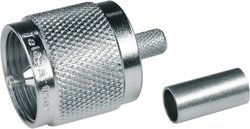 Złącze UHF Telegärtner J01040A0006 J01040A0006 złącze męskie proste 50 Ω 1 szt.