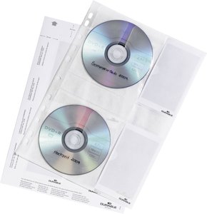 Koszulka na płyty CD/DVD Durable CD/DVD COVER M - 5222 522219, 5 szt.