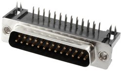 Listwa męska D-Sub Connfly DS1037-01-25MNBKT7, rzędy: 2, styki: 25, 1 szt.