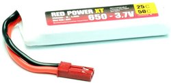 Pakiet akumulatorów (LiPo) 3.7 V 600 mAh 25 C Red Power Softcase JST, BEC