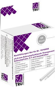 Rurka termokurczliwa z klejem TRU COMPONENTS T1902CA003D, 3:1, od 4.80 mm do 1.60 mm, 30 szt.