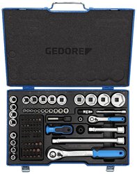 Klucze nasadowe zestaw Gedore  1550691 1/4'' (6,3 mm), 1/2'' (12.5 mm)