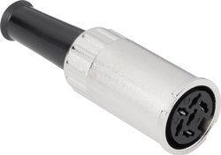 Złącze DIN BKL Electronic 202014, 270°, 8 pin