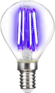 E14  LED  4 W  niebieski  N/A  filament Żarówka LED LightMe LM85311 E14 4 W  niebieski 1 szt.