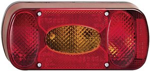 Lampa tylna uchwytu na rowery 12 V, 24 V Fristom 90448 1 szt.