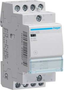 Stycznik instalacyjny Hager ESC425 ESC425, 400 V, 1 szt.