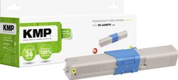 KMP Toner Zamiennik OKI 46508709 Żółty 3000 strony Toner KMP O-T59X 3360,3009, 1 szt.