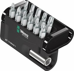 Bity Wera Bit-Check 12 Metal 1 05057424001 1 szt. krzyżakowy Pozidriv, krzyżakowy Phillips, TORX wewnętrzny, wewnętrzny sześciokąt