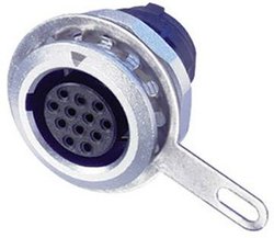 Złącze męskie okrągłe Neutrik MRF12, styki:12, 50 V/AC, 3 A, 1 szt.