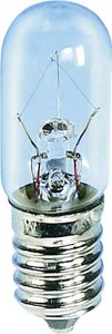 Żarówka rurkowa Barthelme, E14, 24-30 V, 333 mA, 6-10 W, 16x 54 mm, przejrzysta