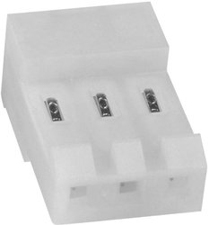 Listwa kołkowa, żeńska, standardowa TE Connectivity MTA-156 3-640429-3, wire-to-board, piny: 3, 7 A, 1 szt.