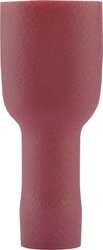 Konektor żeński, izolacja PVC, tuleja, 6.3x0.8 mm, 0.5-1.0 mm2, czerwony