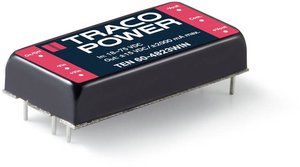 Przetwornica DC/DC, do PCB TracoPower TEN 60-2412WIN TEN 60-2412WIN, 60 W, 12 V/DC, 5 A, 1 szt.