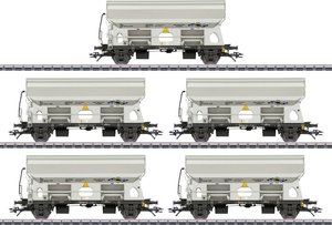 Wagon towarowy zamknięty Märklin 046306 Wagony z dachem wahadłowym Tds Armita Wagons Amsterdam BV, zestaw 5