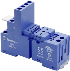 Gniazdo przekaźnika Finder 94.04 94.04, 1 szt.