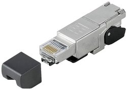 Złącze męskie RJ45 Weidmüller IE-PS-RJ45-FH-180-B-1.6 1992830000, CAT 6a, 1 szt.