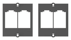 Bachmann 917.038 RJ-45 Czarny 1 sztuk(e) Gniazdo bezpiecznika Bachmann 917.038 Rama  czarny