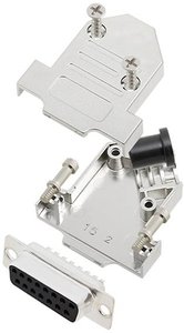 Zestaw listew żeńskich D-Sub TRU COMPONENTS TCD45NT15MDMSK 7708920, rzędy: 2, styki: 15, 45 °, 1 szt.