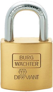 Kłódka Burg Wächter 17601 40.00 mm Zamykana na klucz   z zamkiem kluczykowym