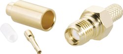 Złącze SMA BKL Electronic 409069 , RG174, pozł.