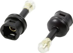 LogiLink CA1014  Toslink Audio Przejściówka, adapter  czarny