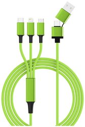 Kabel do ładowania USB Smrter Hydra ULTRA 5in1, USB 2.0, Złącze męskie Lightning, Złącze męskie USB-A, Złącze męskie USB-C®, Złącze męskie USB Micro-B, 1.20 m