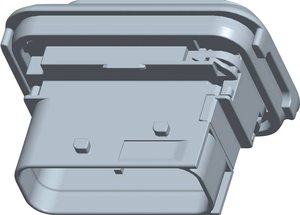 Obudowa złącza pin żeńskiego na PCB TE Connectivity HDSCS, MCP 1-1564407-1, automotive, piny: 16, 1 szt.