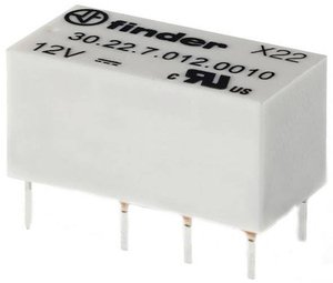 Przekaźnik drukowany Finder 30.22.9.024.0000 30.22.9.024.0000, monostabilny, 1 cewka, 250 V/AC, 2 A, 1 szt.