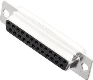 Listwa żeńska D-Sub 180 ° Ilość styków: 25 kielich lutowniczy MH Connectors MHDB25-SS 1 szt.