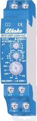 Wielofunkcyjny przekaźnik czasowy 230V + UC, 10 funkcji, 1 styk NO bezpotencjałowy 16A / 250V AC Przekaźnik czasowy Eltako MFZ12NP-230V+UC 23100001, 0.1 s - 40 h, 230 V/AC, 16 A, 1 szt.