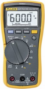 Multimetr Fluke 117 CAT III 600 V Kalibracja (ISO)