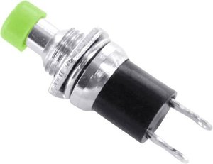 Przycisk TRU COMPONENTS TC-MT312GN TC-MT312GN, 30 V/DC, 1 szt.