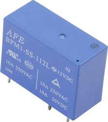 Przekaźnik drukowany AFE BPM1-SS-124L 1405663, monostabilny, 1 cewka, 30 V/DC, 250 V/AC, 10 A, 1 szt.